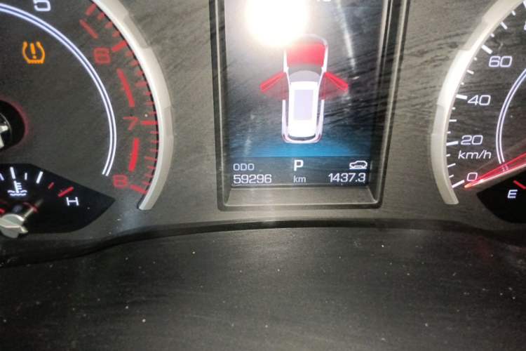 Used Haval H6 2017 Blue Label 1.5T Automatic Two-Wheel Drive ZhiShang Model Odometer Close Up