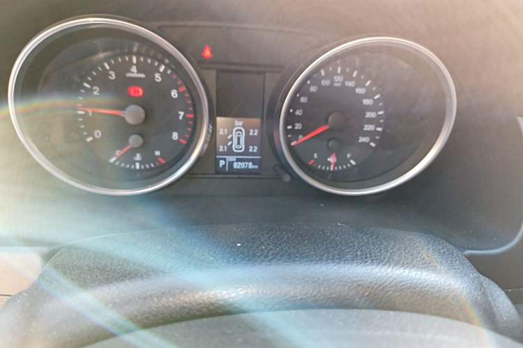 Used Haval H6 2017 Blue Label Sport Edition 1.5T Automatic Two-Wheel Drive Luxury Model Odometer Close Up