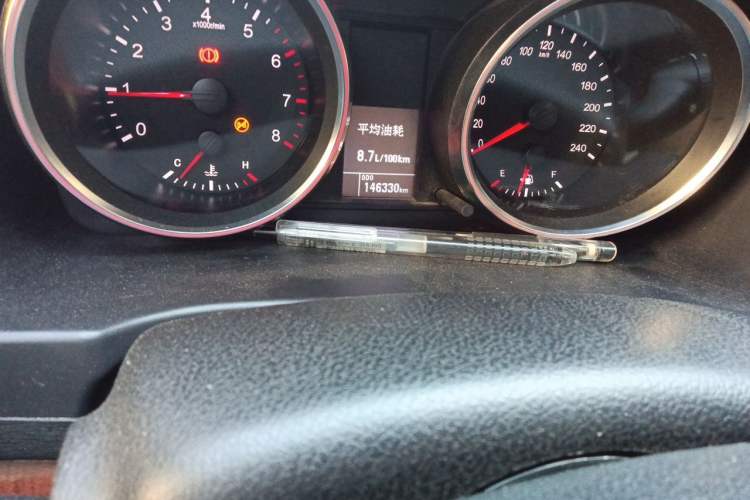 Used Haval H6 2017 Red-Label Sport Edition 1.5T Manual Two-Wheel Drive Elite Model Odometer Close Up