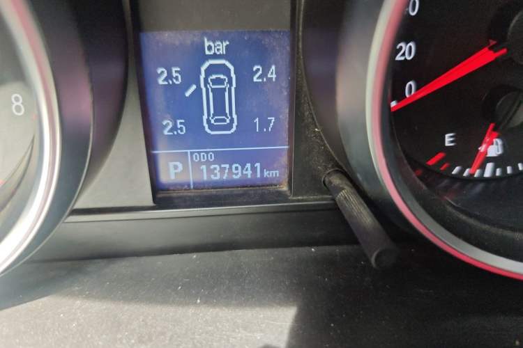 Used Haval H6 2017 Red-Label Sport Edition 1.5T Automatic Two-Wheel Drive Luxury Model Odometer Close Up