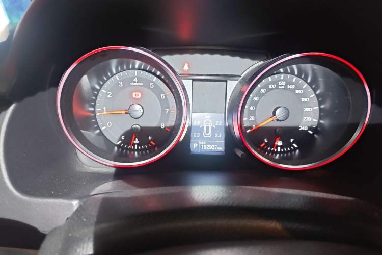 Used Haval H6 2017 Blue Label Sport Edition 1.5T Automatic Two-Wheel Drive Luxury Model Odometer Close Up