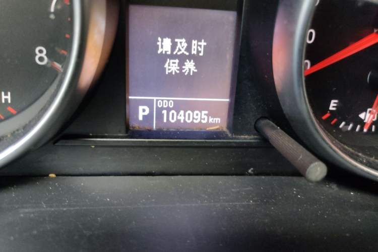 Used Haval H6 2017 Classic Edition 1.5T Automatic Two-Wheel Drive Urban Model Odometer Close Up