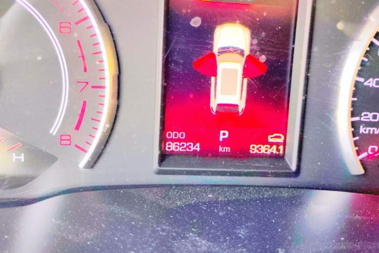 Used Haval H6 2017 Blue Label 2.0T Automatic Two-Wheel Drive Smart Edition Odometer Close Up
