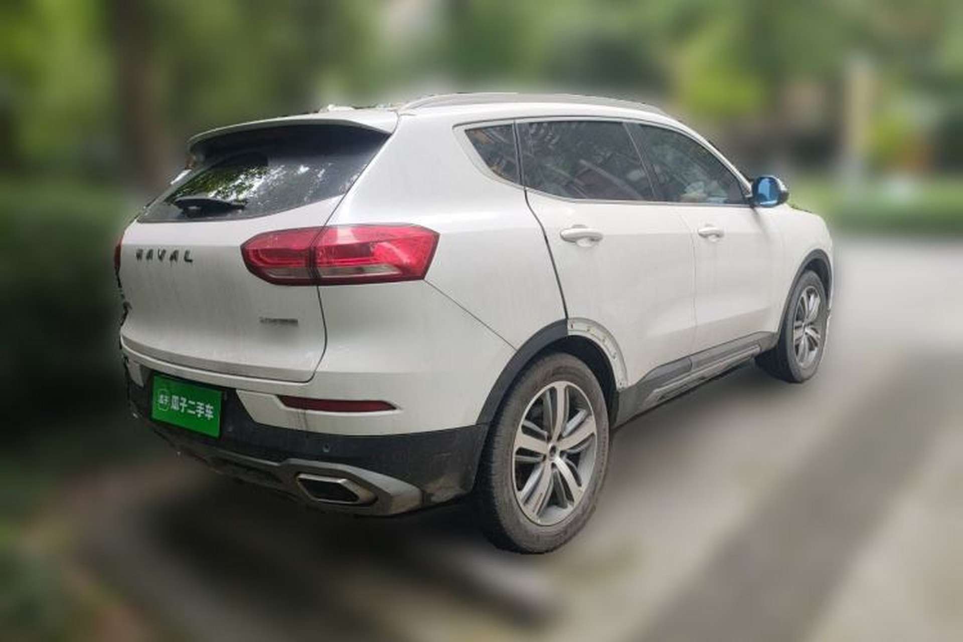 Used Haval H6 2017 Red Label 2.0T Automatic Two-Wheel Drive ZhiShang Model Rear Right 45 Deg