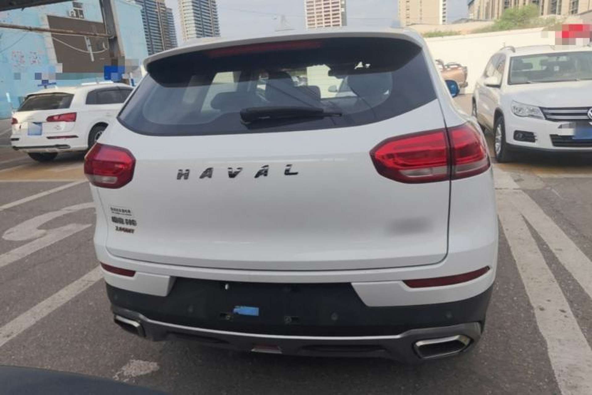 Used Haval H6 2017 Red Label 2.0T Automatic Two-Wheel Drive ZhiShang Model Rear