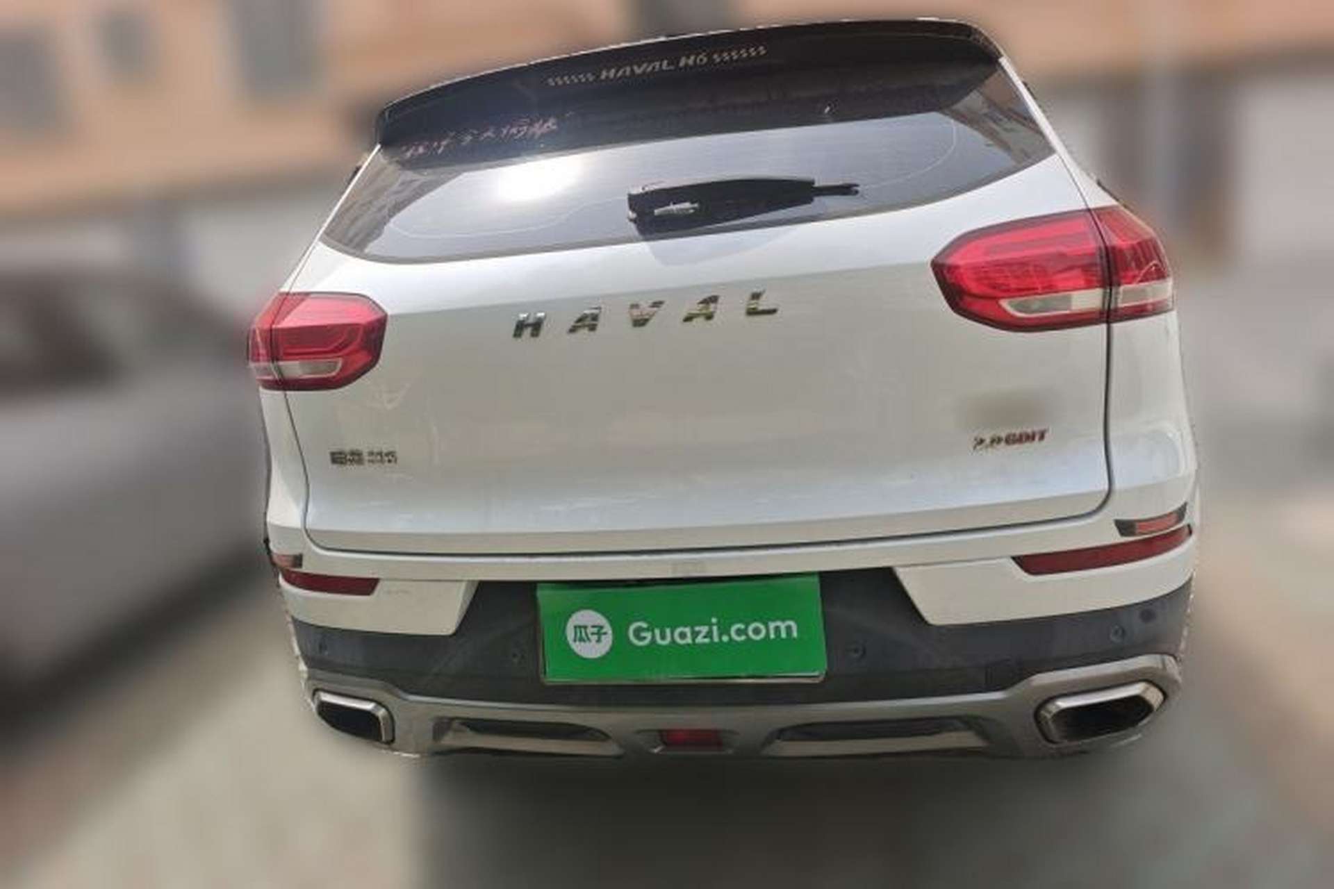 Used Haval H6 2017 Red Label 2.0T Automatic Two-Wheel Drive ZhiShang Model Rear