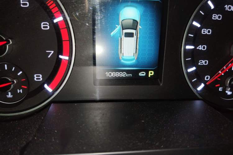Used Haval H6 2018 Red-Label Sport Edition 1.5T Automatic Two-Wheel Drive Elite Model Odometer Close Up