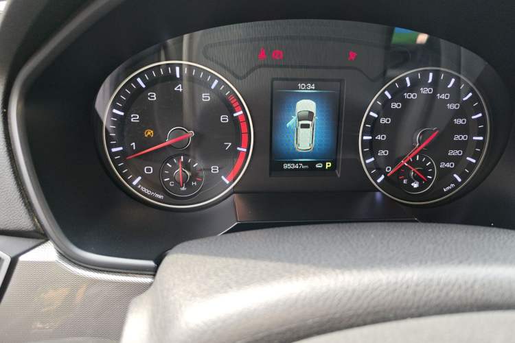 Used Haval H6 2018 Blue Label Sport Edition 1.5T Automatic Two-Wheel Drive Prestige Model Odometer Close Up