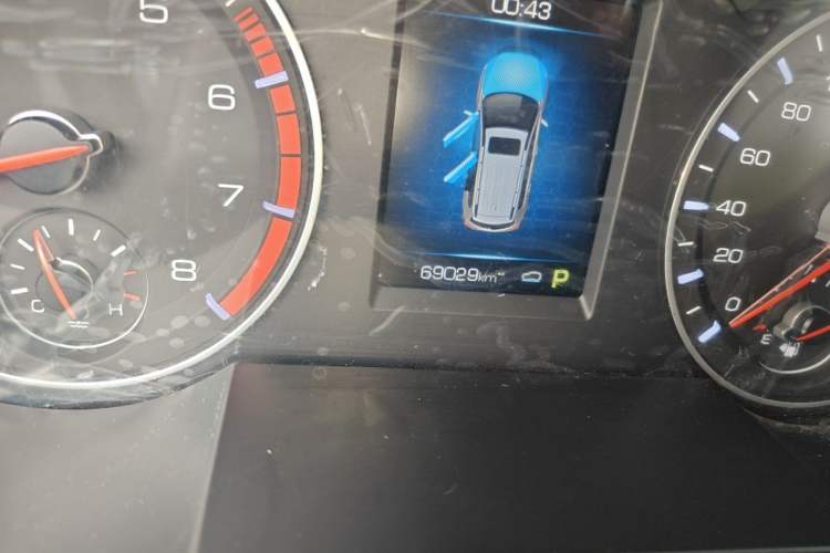 Used Haval H6 2018 Red-Label Sport Edition 1.5T Automatic Two-Wheel Drive Elite Model Odometer Close Up