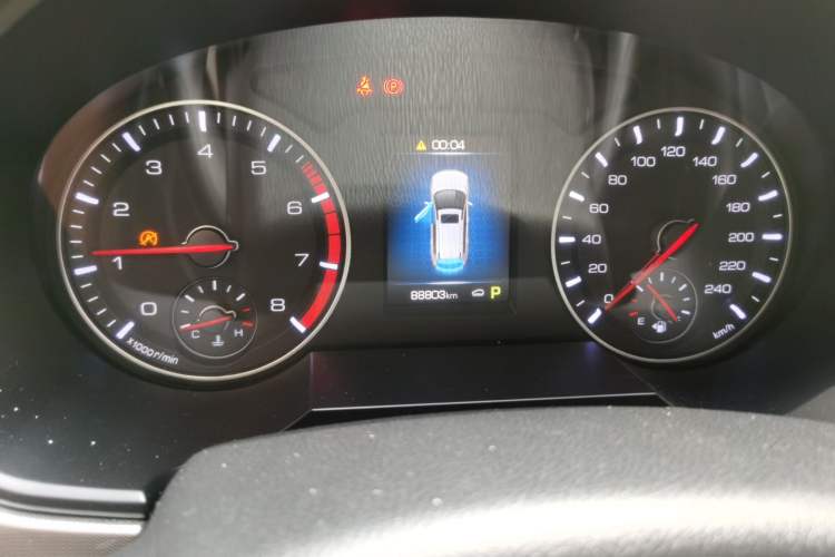 Used Haval H6 2018 Sport Edition 1.5T Automatic Two-Wheel Drive Elite Model China V Standard Odometer Close Up