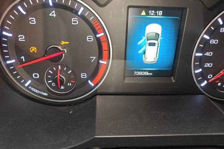 Used Haval H6 2018 Blue Label Sport Edition 1.5T Manual Two-Wheel Drive Elite Model Odometer Close Up