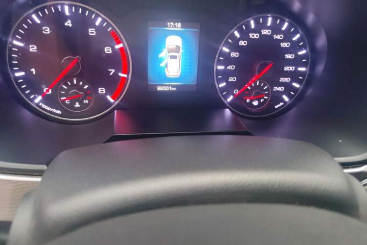 Used Haval H6 2018 Blue Label Sport Edition 1.5T Automatic Two-Wheel Drive Prestige Model Odometer Close Up
