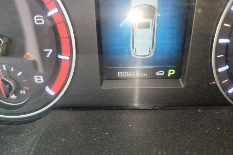Used Haval H6 2018 Red-Label Sport Edition 1.5T Automatic Two-Wheel Drive Elite Model Odometer Close Up