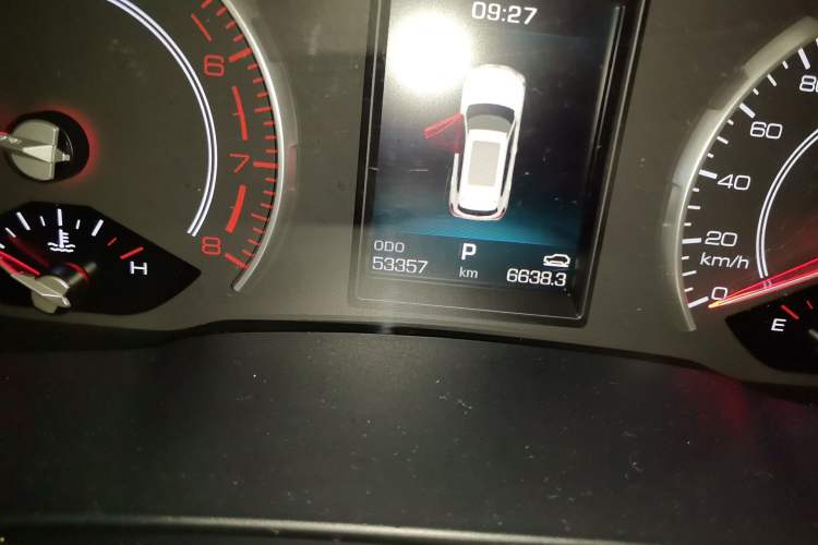 Used Haval H6 2018 Blue-Label 1.5T Automatic Luxury Model Odometer Close Up