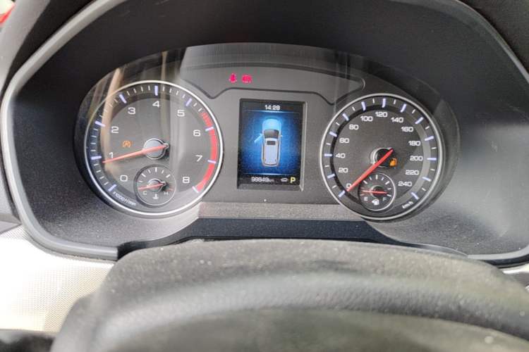 Used Haval H6 2018 Blue Label Sport Edition 1.5T Automatic Two-Wheel Drive Elite Model Odometer Close Up