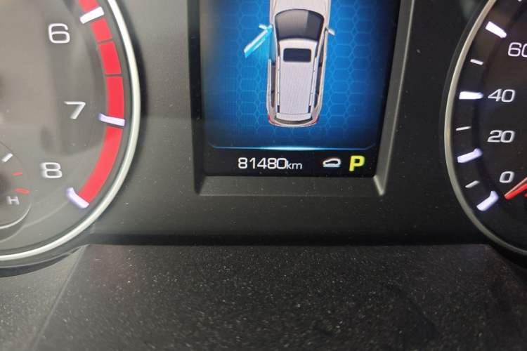 Used Haval H6 2018 Blue Label Sport Edition 1.5T Automatic Two-Wheel Drive Elite Model Odometer Close Up