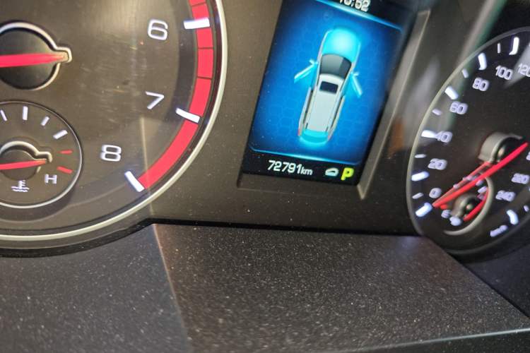 Used Haval H6 2018 Blue Label Sport Edition 1.5T Automatic Two-Wheel Drive Elite Model Odometer Close Up