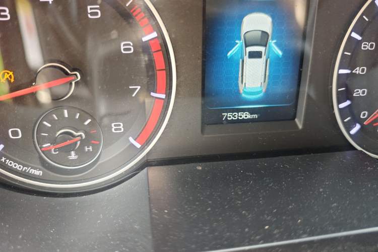 Used Haval H6 2018 Red-Label Sport Version 1.5T Manual Two-Wheel Drive Elite Model Odometer Close Up