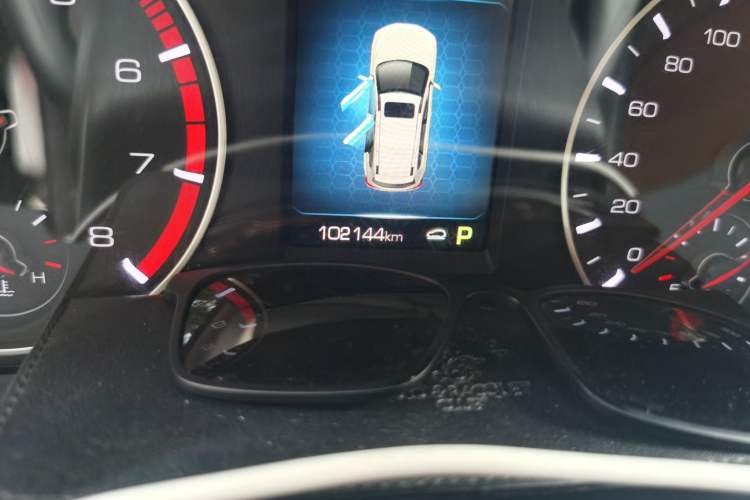 Used Haval H6 2018 Blue Label Sport Edition 1.5T Automatic Two-Wheel Drive Elite Model Odometer Close Up