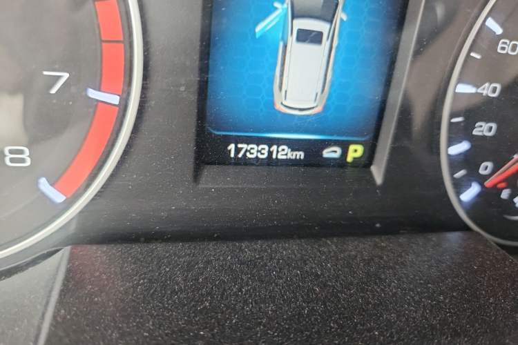 Used Haval H6 2018 Red-Label Sport Edition 1.5T Automatic Two-Wheel Drive Elite Model Odometer Close Up