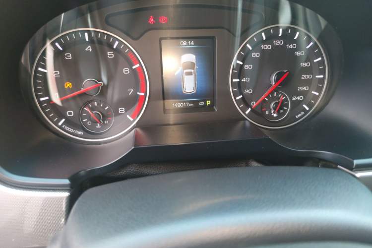 Used Haval H6 2018 Red-Label Sport Edition 1.5T Automatic Two-Wheel Drive Prestige Model Odometer Close Up