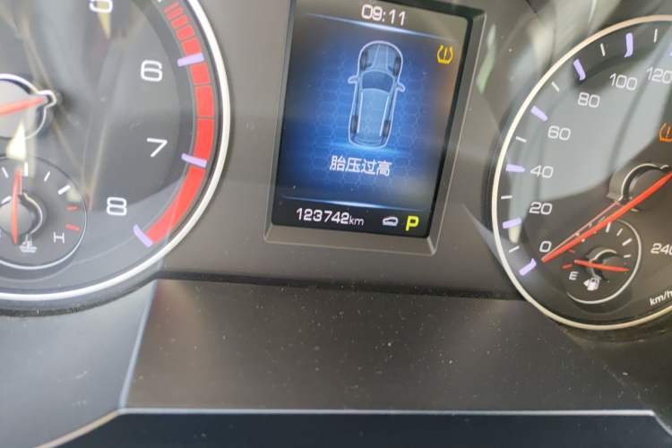 Used Haval H6 2018 Blue Label Sport Edition 1.5T Automatic Two-Wheel Drive Elite Model Odometer Close Up