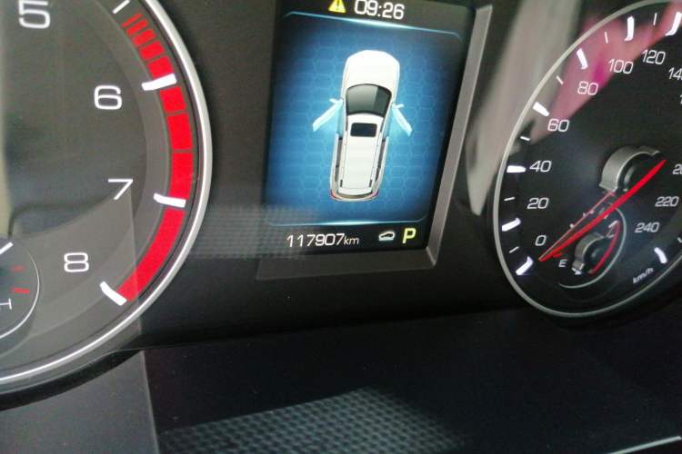 Used Haval H6 2018 Blue Label Sport Edition 1.5T Automatic Two-Wheel Drive Elite Model Odometer Close Up
