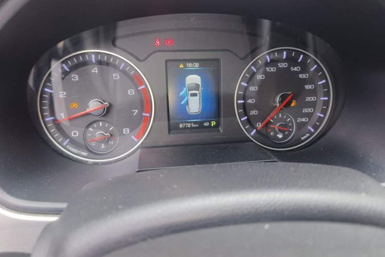 Used Haval H6 2018 Blue Label Sport Edition 1.5T Automatic Two-Wheel Drive Elite Model Odometer Close Up