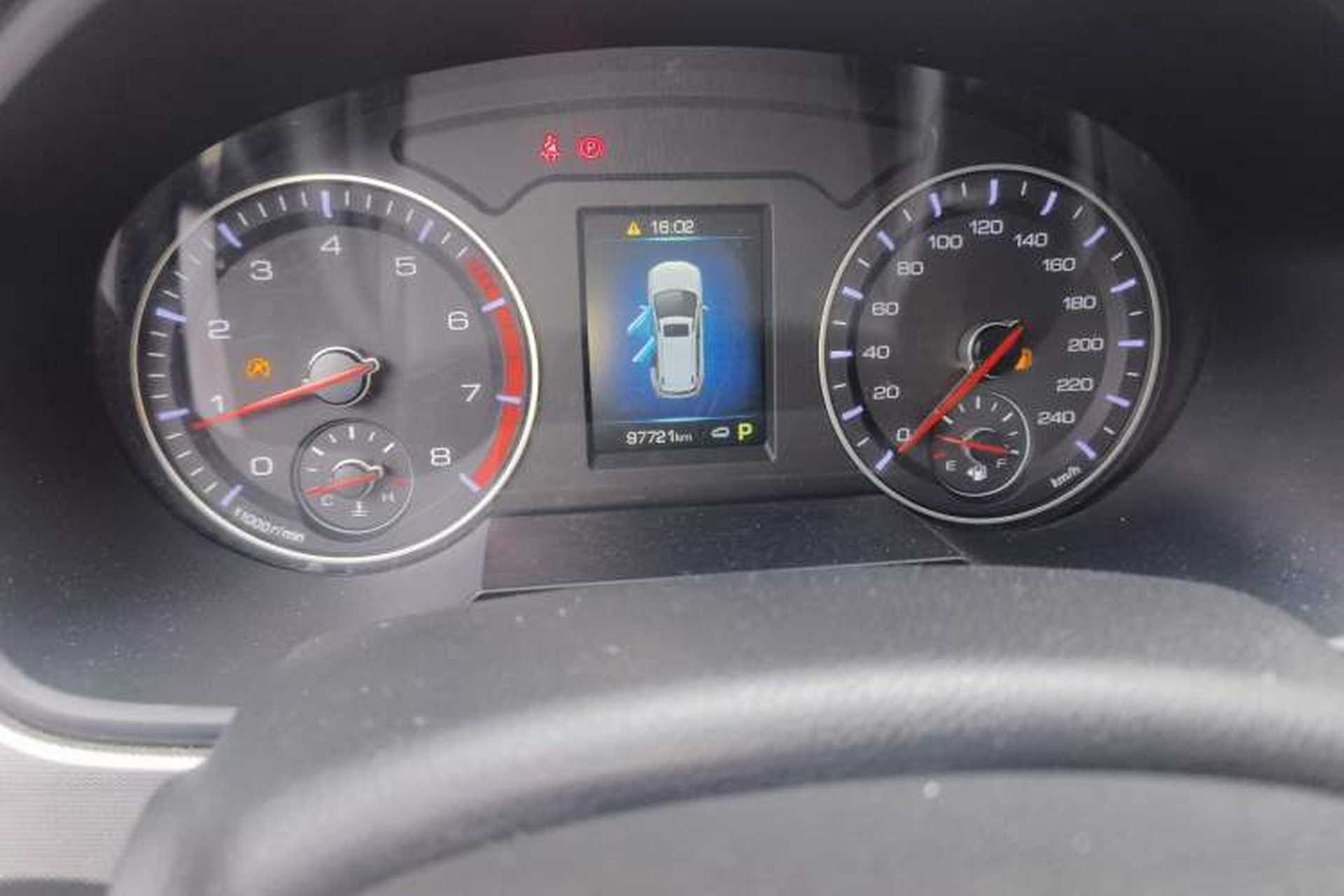 Used Haval H6 2018 Blue Label Sport Edition 1.5T Automatic Two-Wheel Drive Elite Model Odometer Close Up