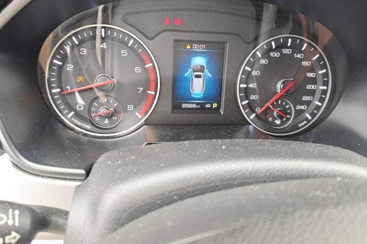 Used Haval H6 2018 Blue Label Sport Edition 1.5T Automatic Two-Wheel Drive Elite Model Odometer Close Up