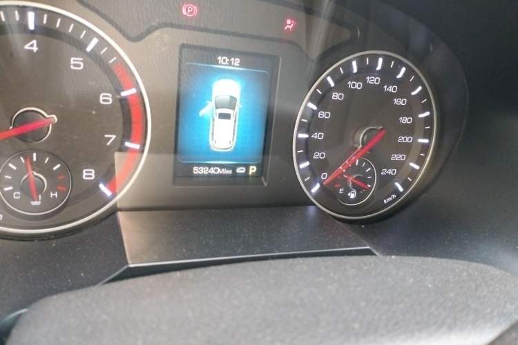 Used Haval H6 2018 Blue Label Sport Edition 1.5T Automatic Two-Wheel Drive Prestige Model Odometer Close Up