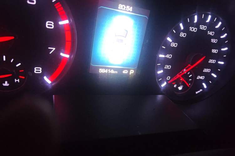 Used Haval H6 2018 Blue Label Sport Edition 1.5T Automatic Two-Wheel Drive Elite Model Odometer Close Up