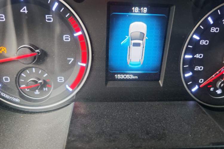 Used Haval H6 2018 Blue Label Sport Edition 1.5T Manual Two-Wheel Drive Elite Model Odometer Close Up