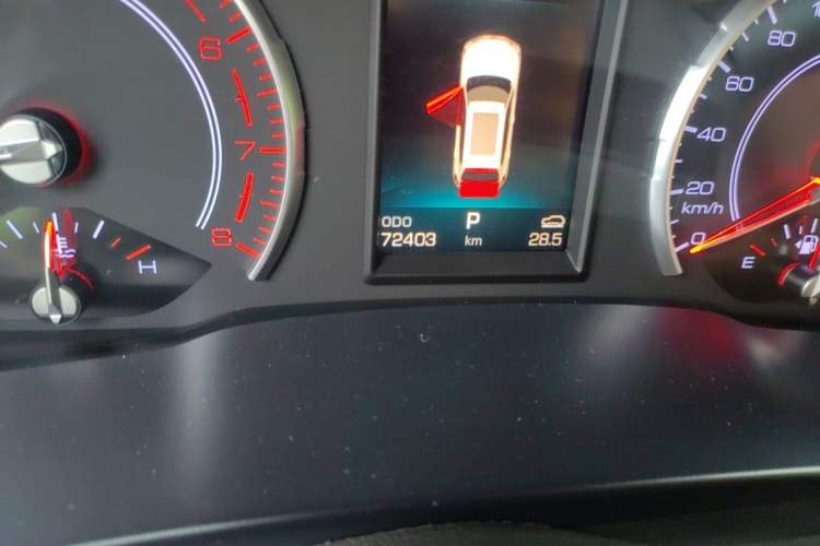 Used Haval H6 2018 Red-Label 1.5T Automatic Luxury Model Odometer Close Up