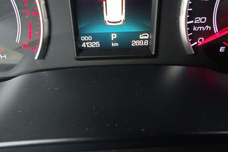 Used Haval H6 2018 Blue-Label 1.5T Automatic Luxury Model Odometer Close Up