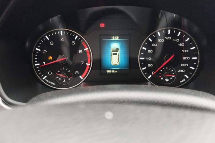 Used Haval H6 2018 Blue Label Sport Edition 1.5T Manual Two-Wheel Drive Elite Model Odometer Close Up