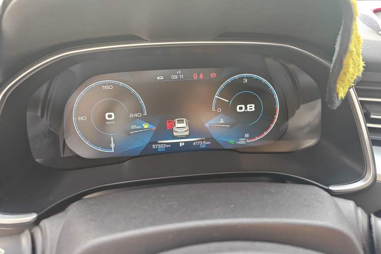 Used Haval H6 2018 Blue Label 1.5T Automatic Ultra-Luxury Model Odometer Close Up