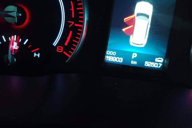 Used Haval H6 2018 Blue-Label 1.5T Automatic Luxury Model Odometer Close Up