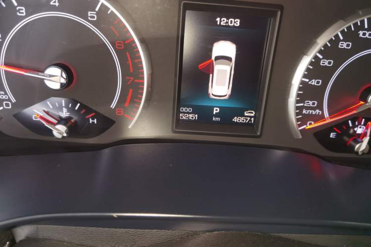 Used Haval H6 2018 Red-Label 1.5T Automatic Luxury Model Odometer Close Up