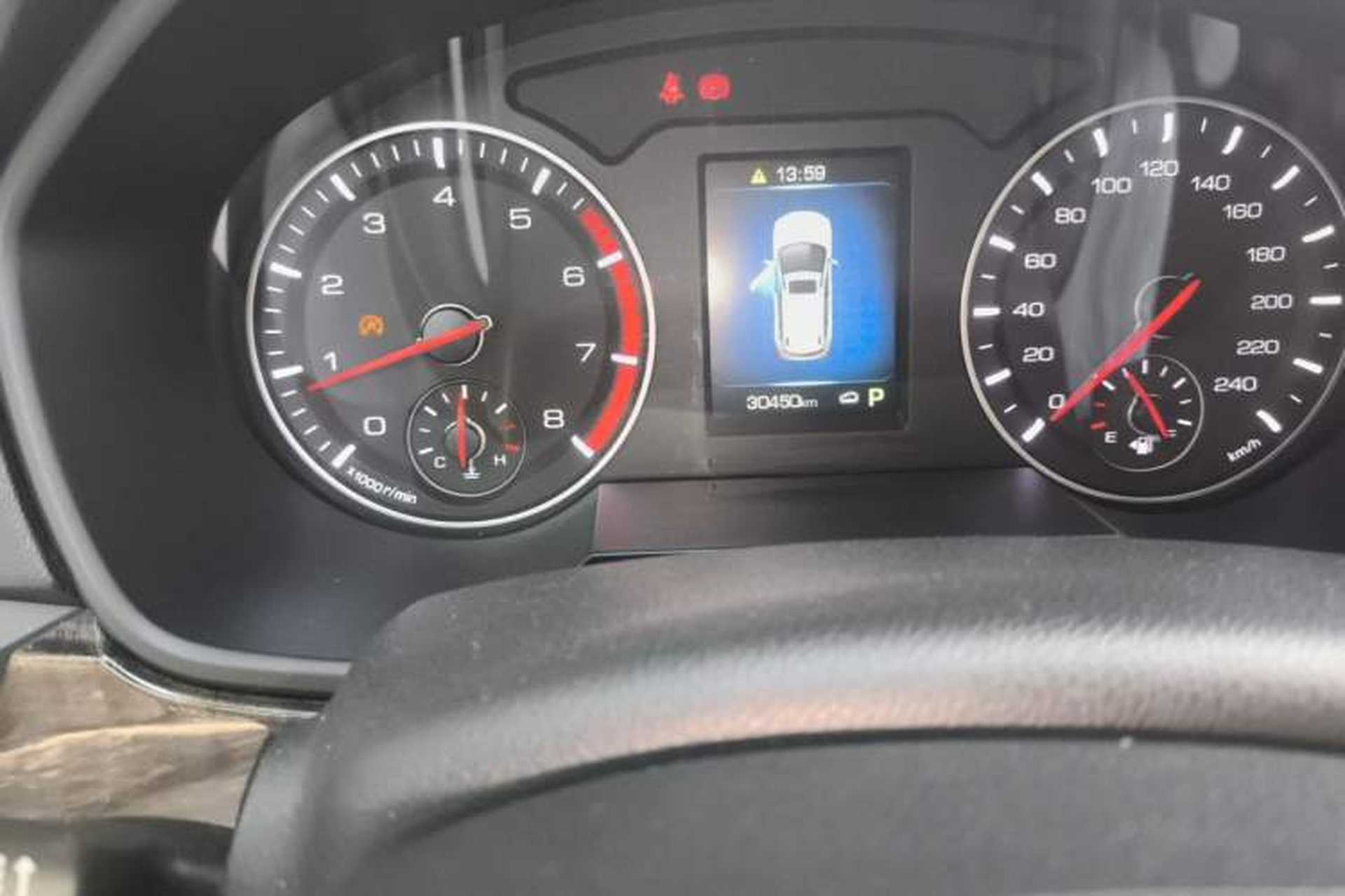 Used Haval H6 2018 Blue Label Sport Edition 1.5T Automatic Two-Wheel Drive Elite Model Odometer Close Up