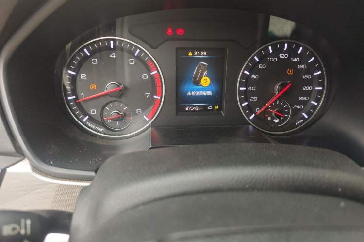 Used Haval H6 2018 Blue Label Sport Edition 1.5T Automatic Two-Wheel Drive Elite Model Odometer Close Up
