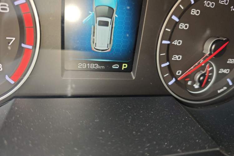 Used Haval H6 2018 Red-Label Sport Edition 1.5T Automatic Two-Wheel Drive Elite Model Odometer Close Up