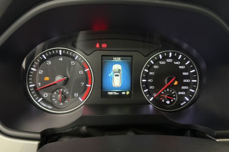 Used Haval H6 2018 Red-Label Sport Edition 1.5T Automatic Two-Wheel Drive Elite Model Odometer Close Up