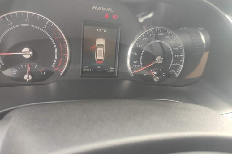 Used Haval H6 2018 Red-Label 1.5T Automatic Luxury Model Odometer Close Up