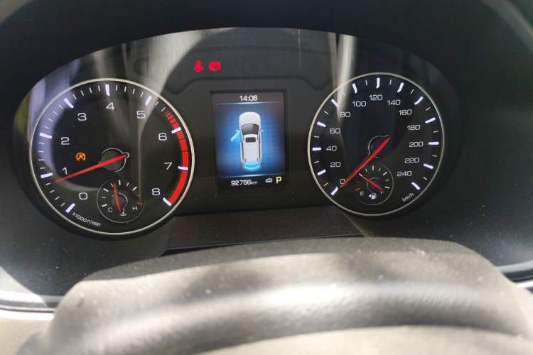 Used Haval H6 2018 Blue Label Sport Edition 1.5T Automatic Two-Wheel Drive Elite Model Odometer Close Up