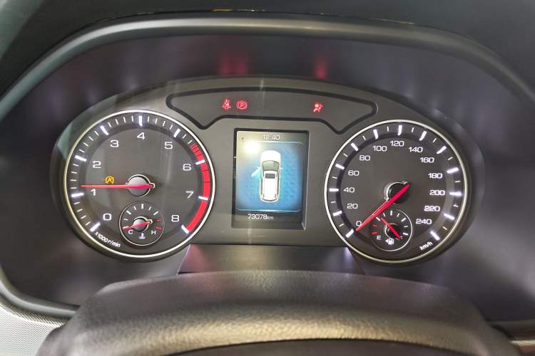 Used Haval H6 2018 Red-Label Sport Version 1.5T Manual Two-Wheel Drive Elite Model Instrument Cluster