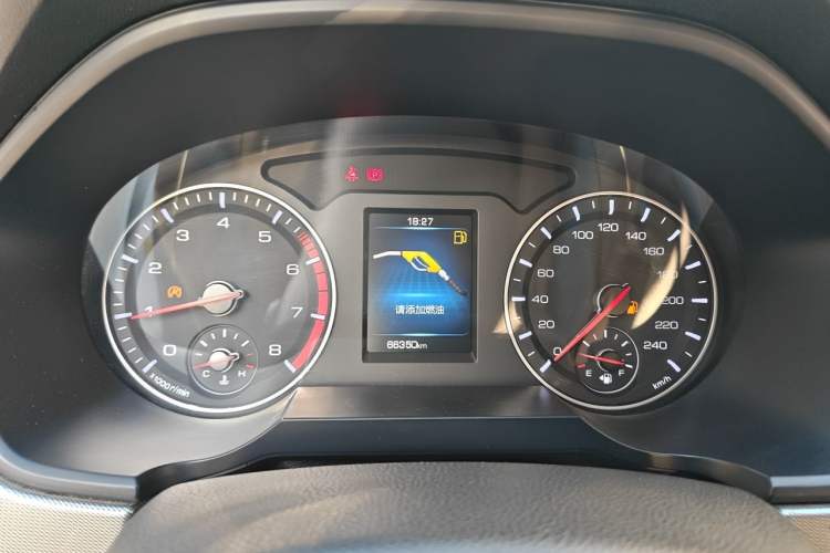 Used Haval H6 2018 Red-Label Sport Version 1.5T Manual Two-Wheel Drive Elite Model Instrument Cluster