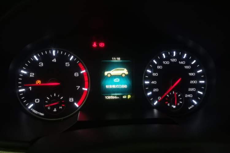 Used Haval H6 2018 Blue Label Sport Edition 1.5T Automatic Two-Wheel Drive Elite Model Instrument Cluster
