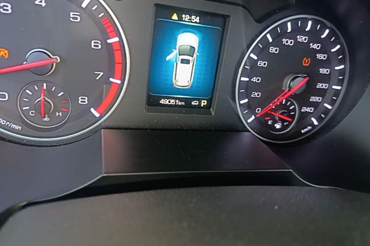 Used Haval H6 2018 Blue Label Sport Edition 1.5T Automatic Two-Wheel Drive Elite Model Odometer Close Up