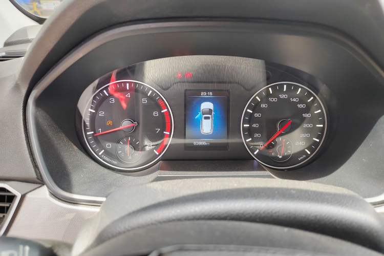 Used Haval H6 2018 Red-Label Sport Version 1.5T Manual Two-Wheel Drive Elite Model Odometer Close Up